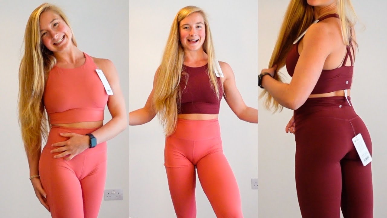 Примерьте спортивную одежду Haul! Lululemon против CRZ YOGA Butterluxe