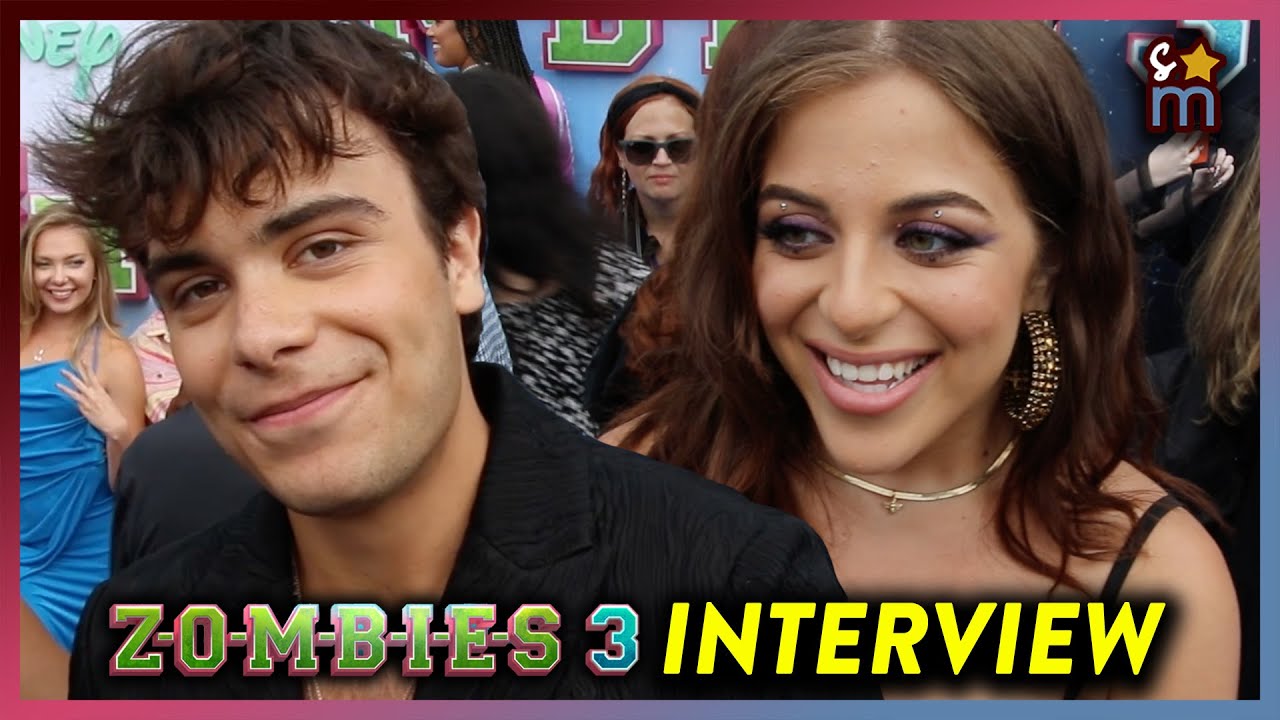 Pearce Joza & Ariel Martin Talk ZOMBIES 3, Werewolf Teeth & More