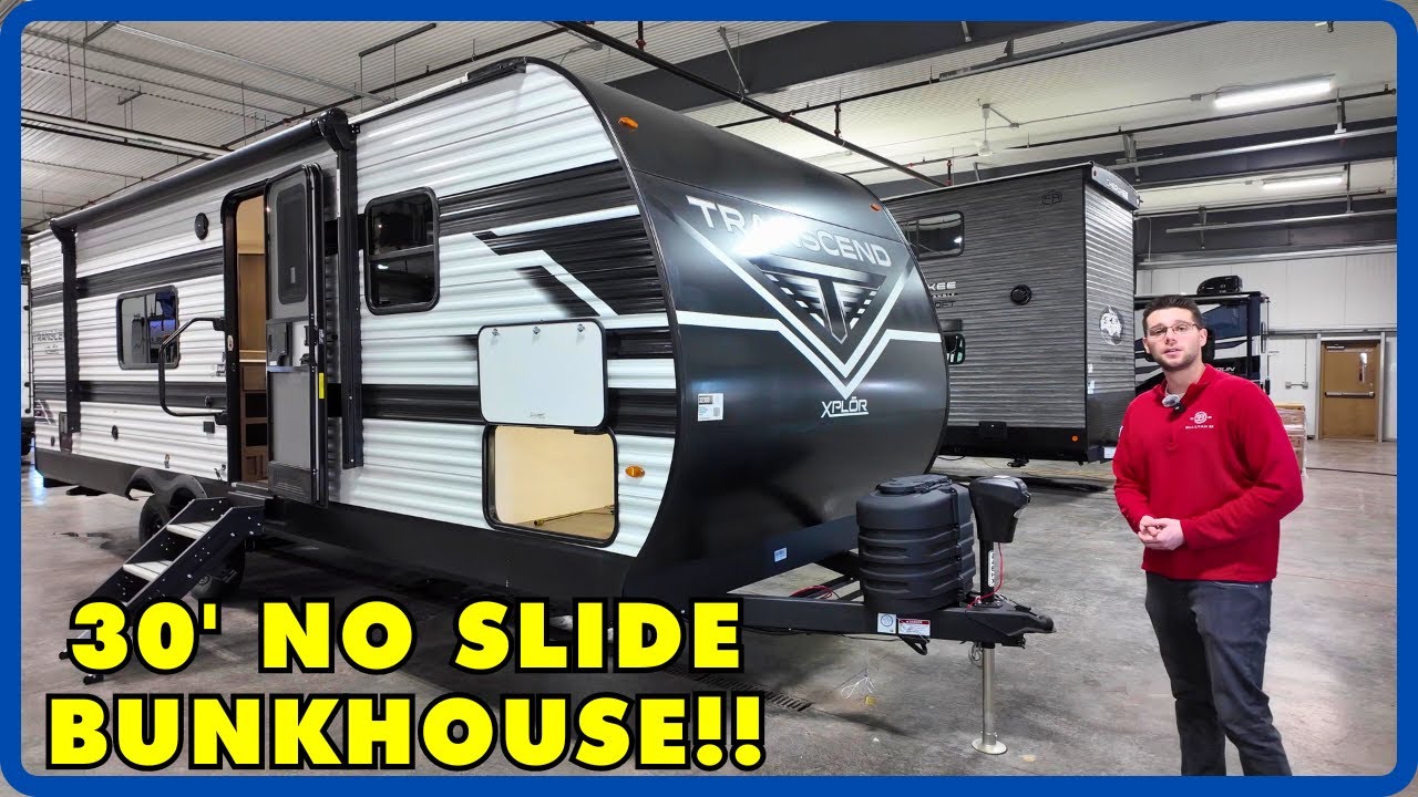 30ft NO SLIDE Bunkhouse! 2025 Grand Design Transcend Xplor 24BHX