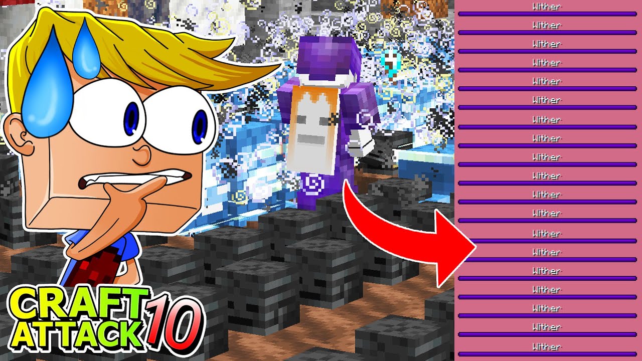 100 Wither ZERSTÖREN Base? Komplette ESKALATION! - Minecraft Craft Attack 10 #38