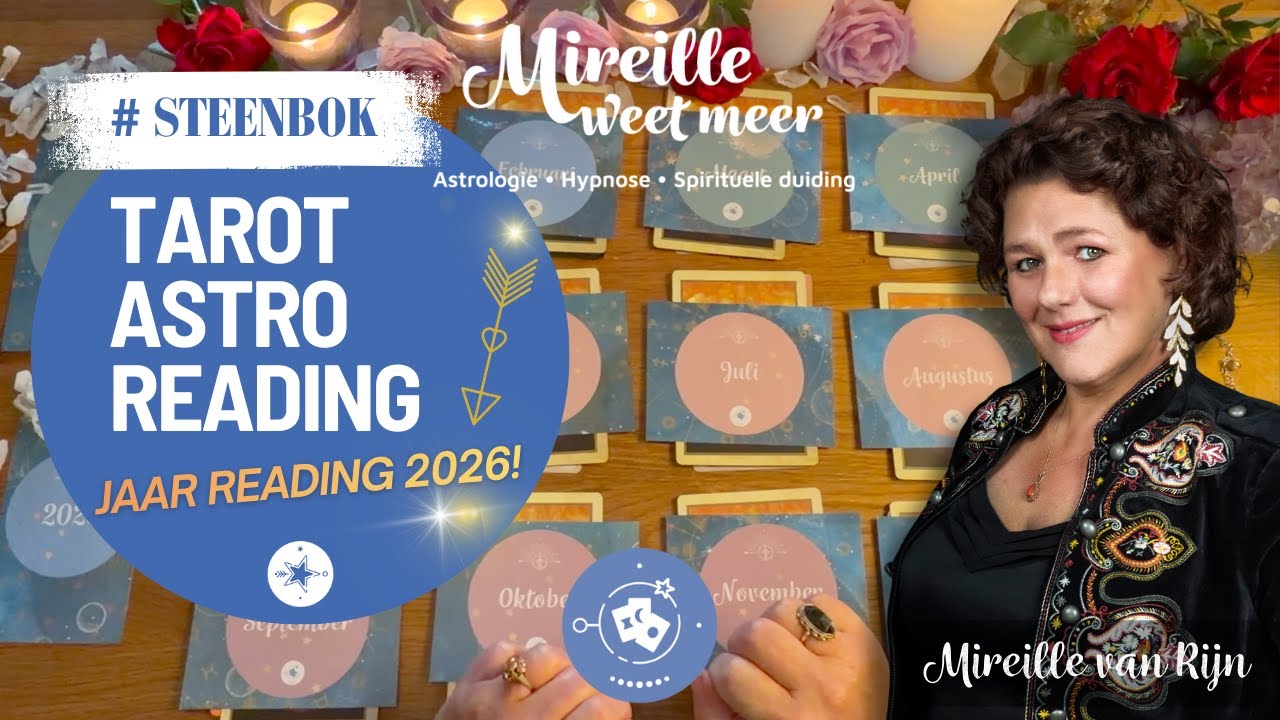 ♑️ STEENBOK 2026 Tarot & Astro Jaarhoroscoop – Thuis, intimiteit & geld in nieuwe balans