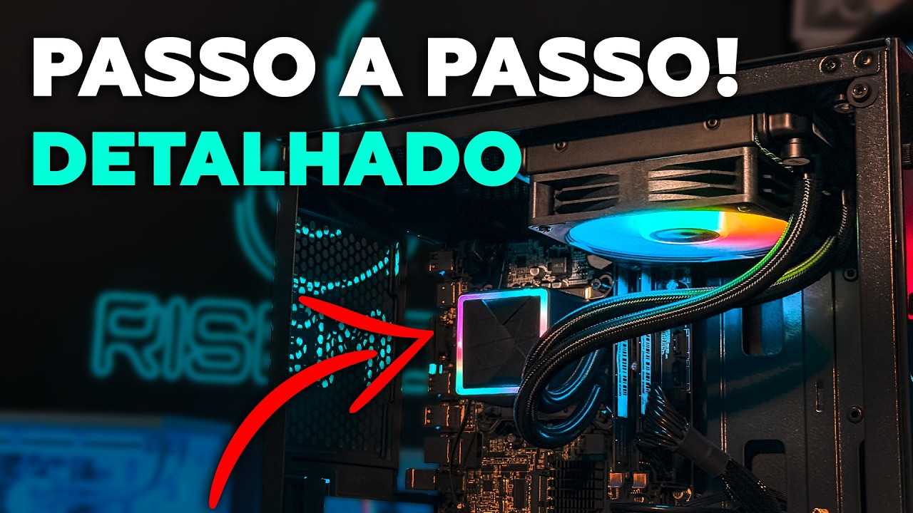 MONTAGEM DO WATER COOLER BLACK RAINBOW 120mm RISE MODE