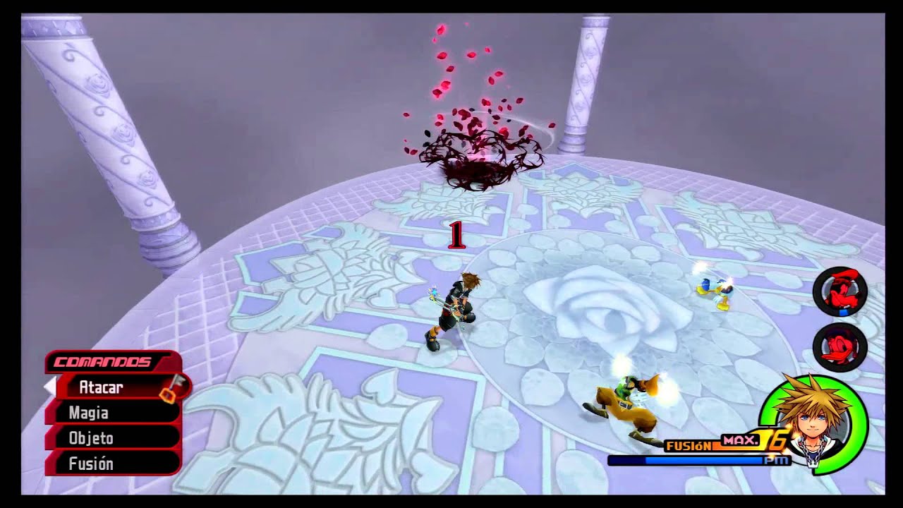 Guía comentada [LV 1] (Kingdom Hearts HD 2.5 Remix) SIN DAÑOS - Cómo derrotar a Marluxia fácilmente
