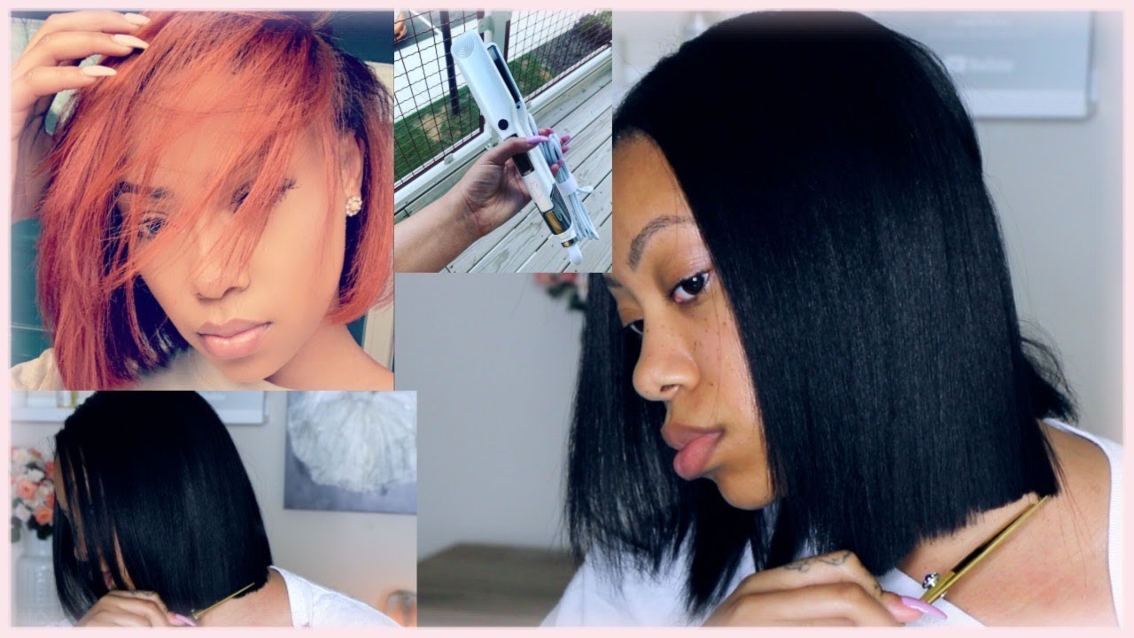 CHOPPING ALL OF MY HAIR, BLEACHING RUINED MY ENDS + NEW FLAT IRON | JANAY MICKLES
