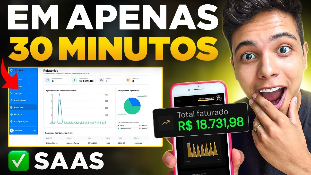 CRIEI UM NEGÓCIO DIGITAL EM 30 MINUTOS COM IA - Aulão Gratuito (Dinheiro online)