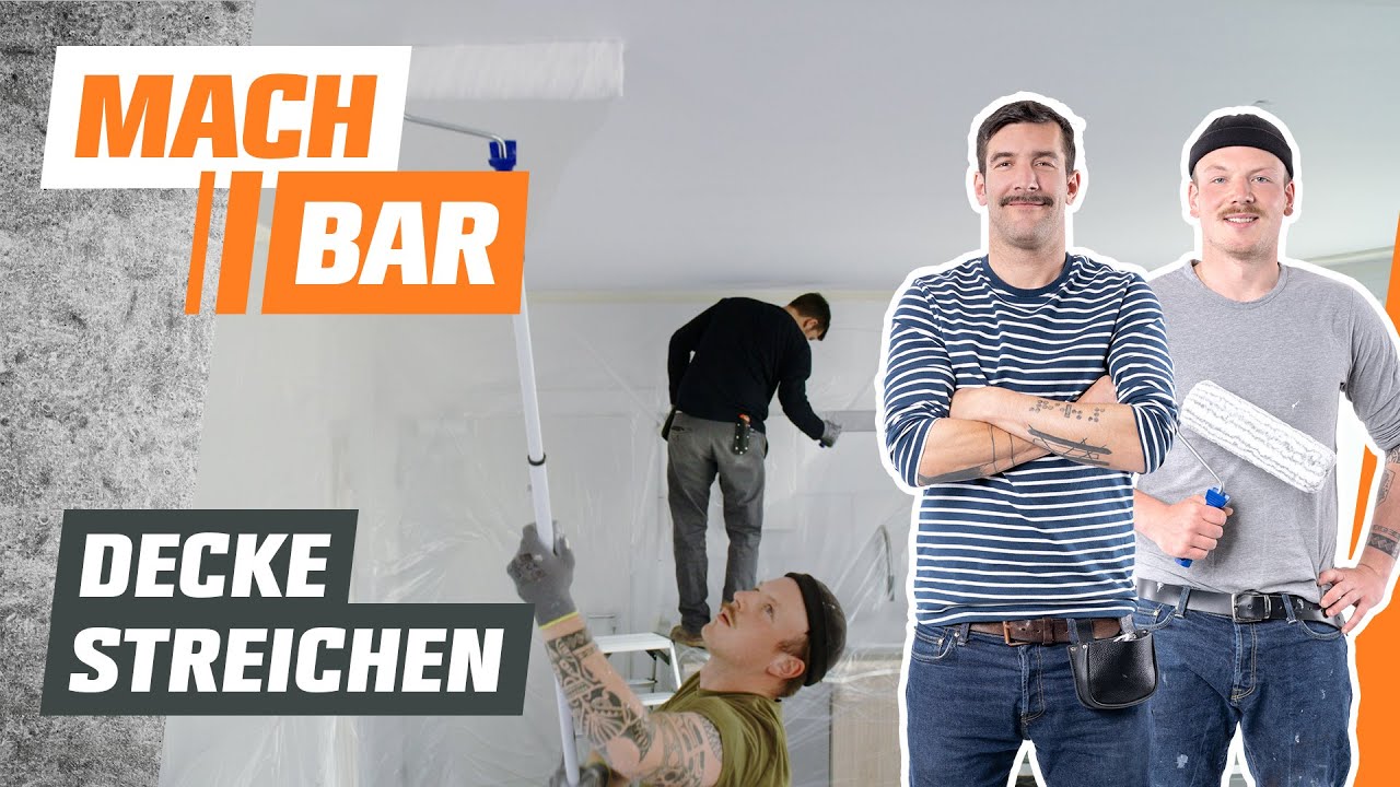 Decke streichen &ndash; so wird&rsquo;s ordentlich | OBI