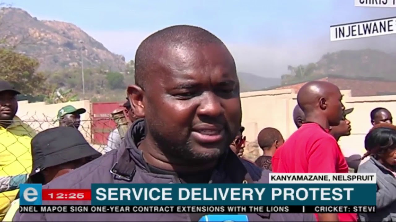 Service delivery protest at KaNyamazane