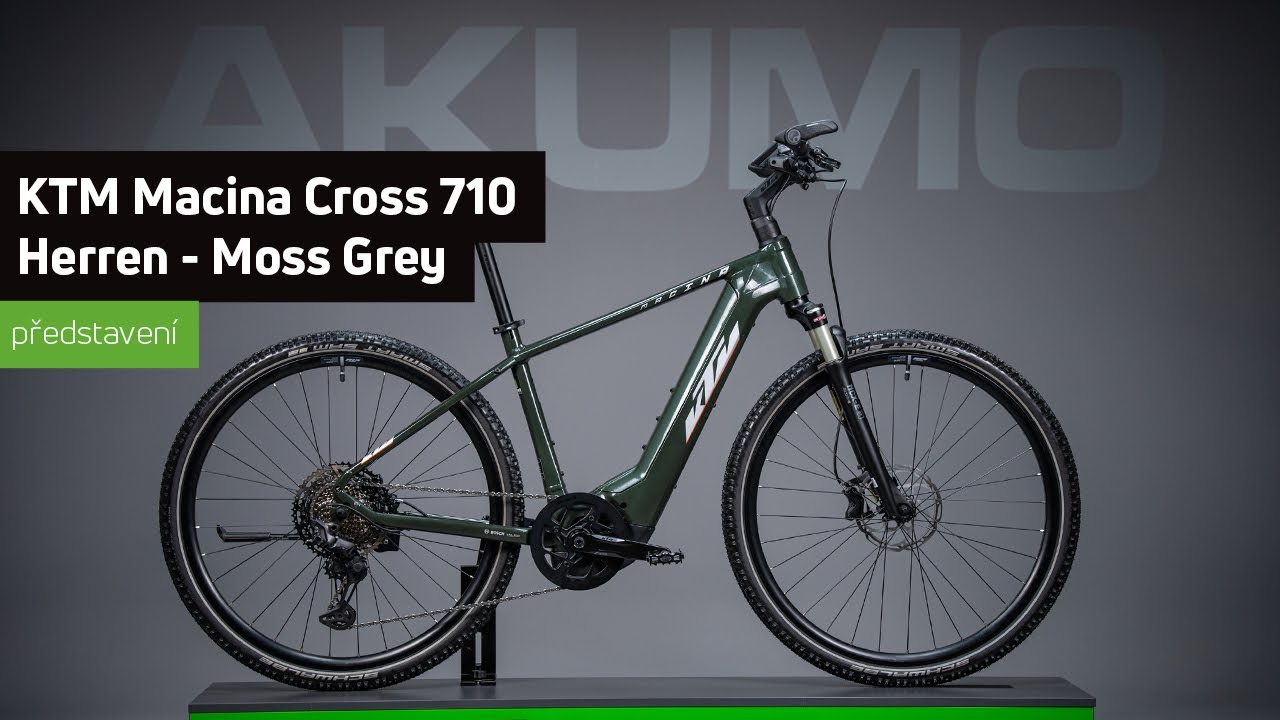 Elektrokolo KTM Macina Cross 710 Herren - Moss Grey - krosov&eacute; elektrokolo BOSCH