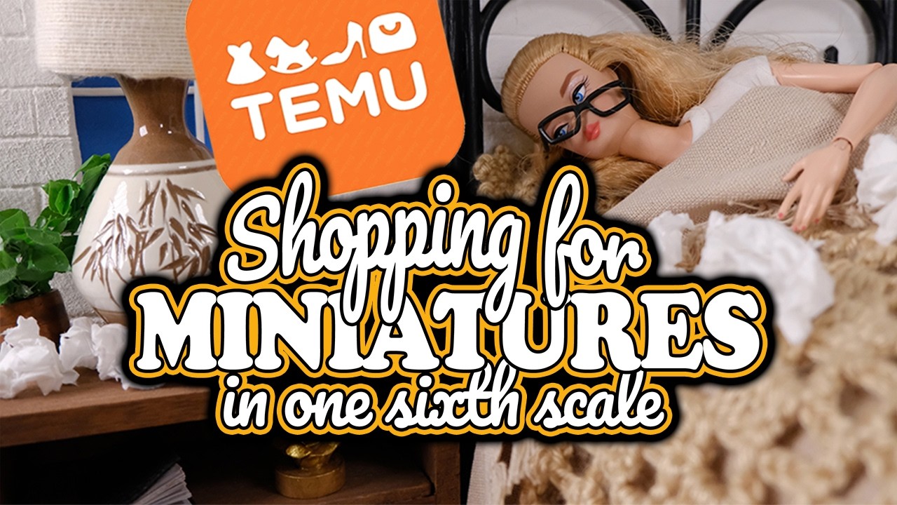 Shopping for Miniatures at TEMU for My Dollhouse and Diorama Channel for Barbie SHOPPING HAUL