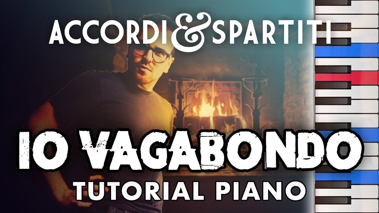 IO VAGABONDO Tutorial Pianoforte - Nomadi
