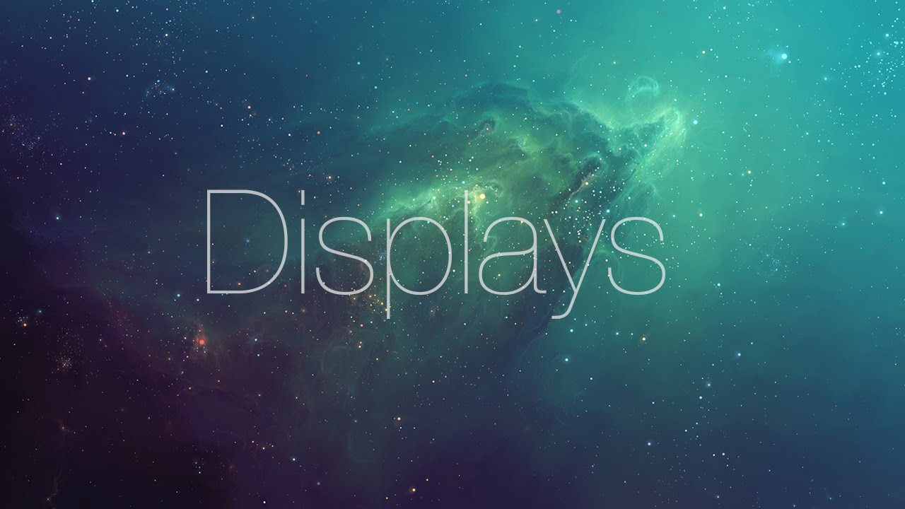 Do We Need Good Displays?