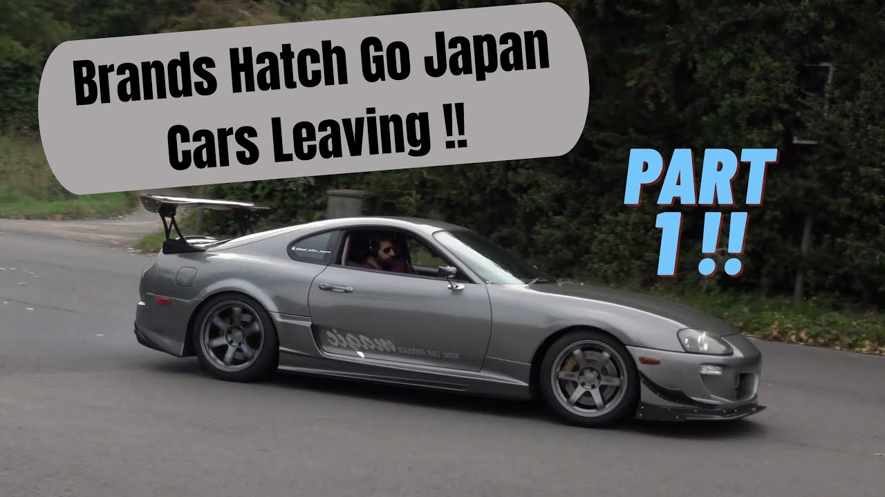 Cars Leaving Go Japan Brands Hatch 2025 Part 1 !!