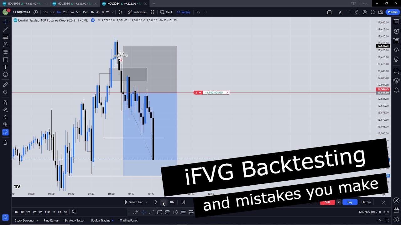 Backtesting iFVG strategy (mistakes that you make)