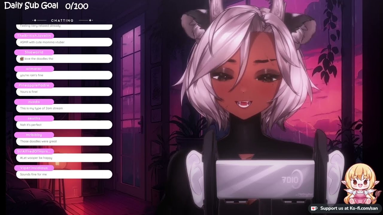 Just Sangent ASMR, come hang out! - !gamersupps !throne !art