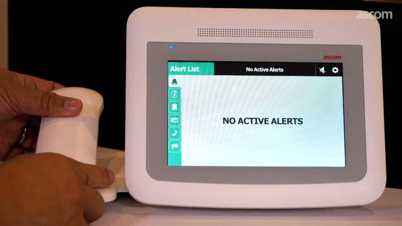 Ascom Tech Tips   06   How to use the Nurse Console as part of the Ascom Nurse Call System