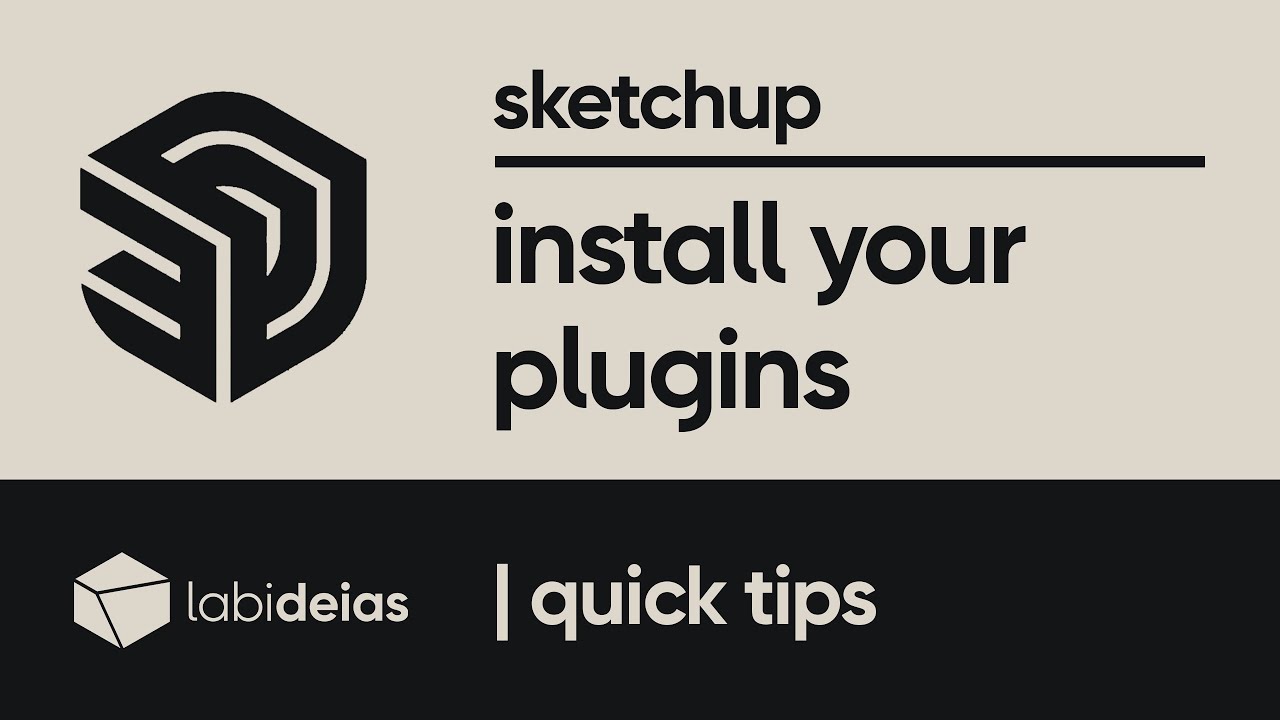 sketchup | how to install plugins or extensions