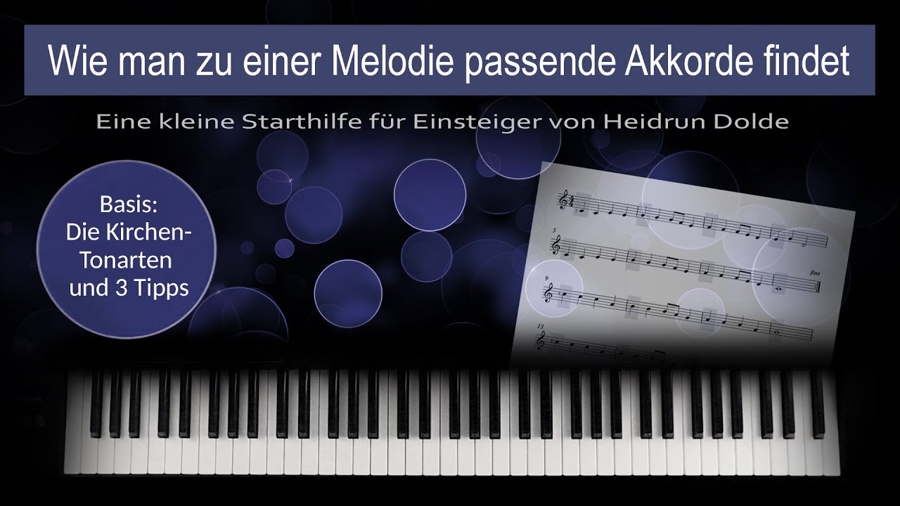 Zu einer Melodie Akkorde finden - Ein Kurzworkshop von Heidrun Dolde