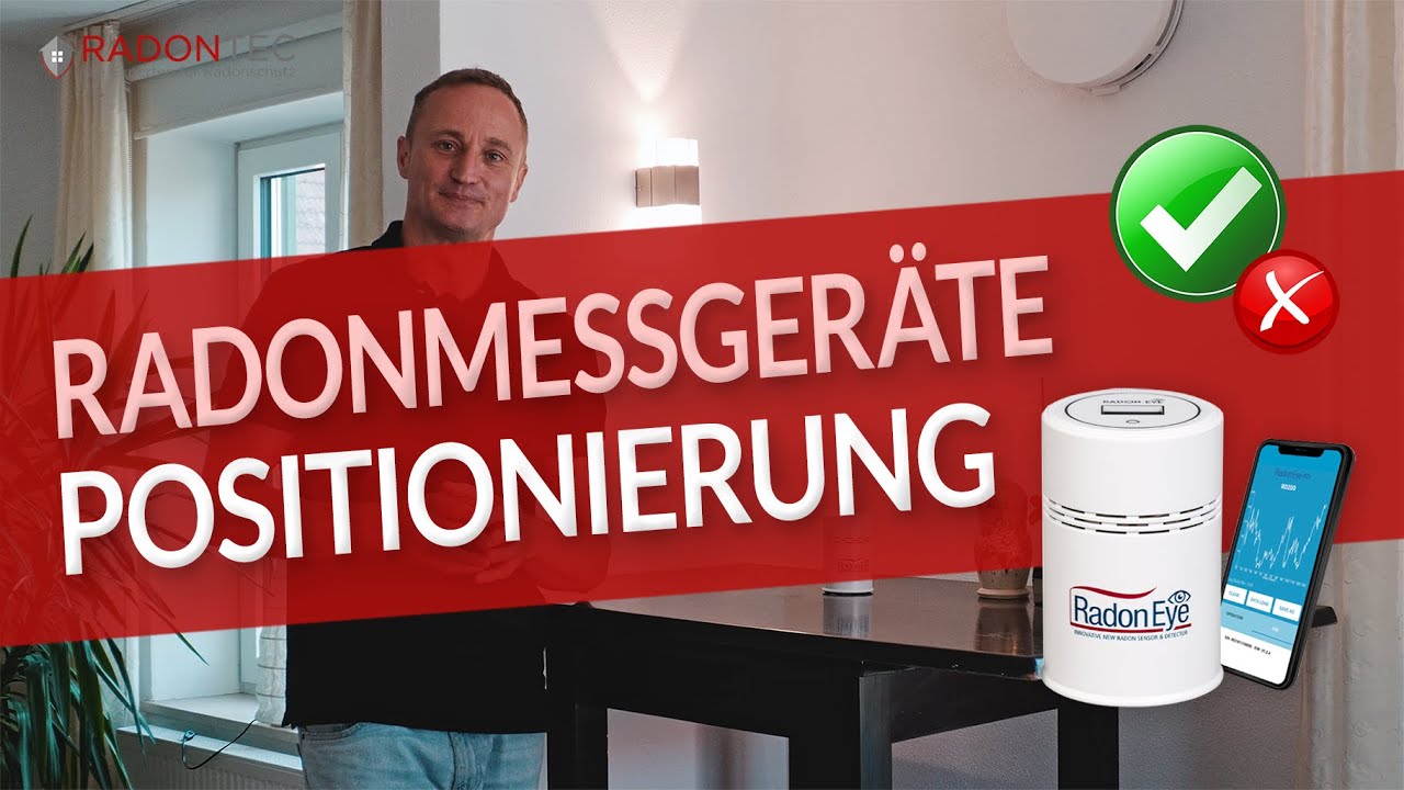 Wie positioniere ich mein Radonmessgerät? | RadonTec