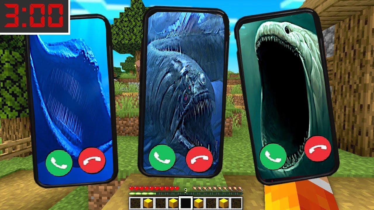 NIGDY NIE ODBIERAJ TELEFONU OD BLOOP, SEA EATER, EL GRAN MAJA O 3 W NOCY w Minecraft!