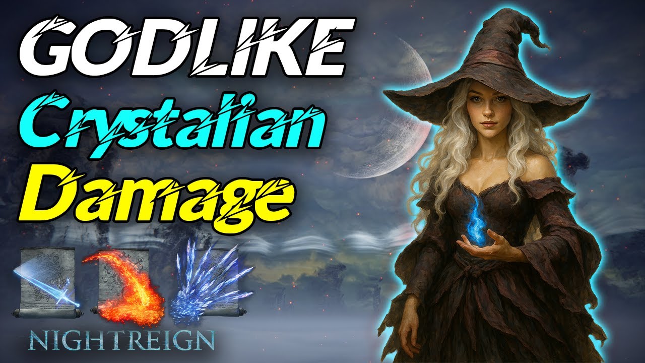 Unbelievable DMG Of Shattering Crystal Build With Recluse! Depth 3 Difficulty |Elden Ring Nightreign