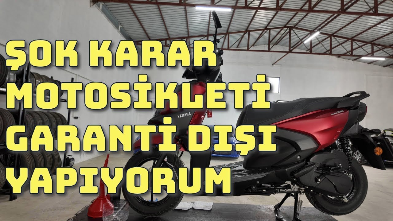Neden Yamaha Motosikleti  Garantiden Çıkardım