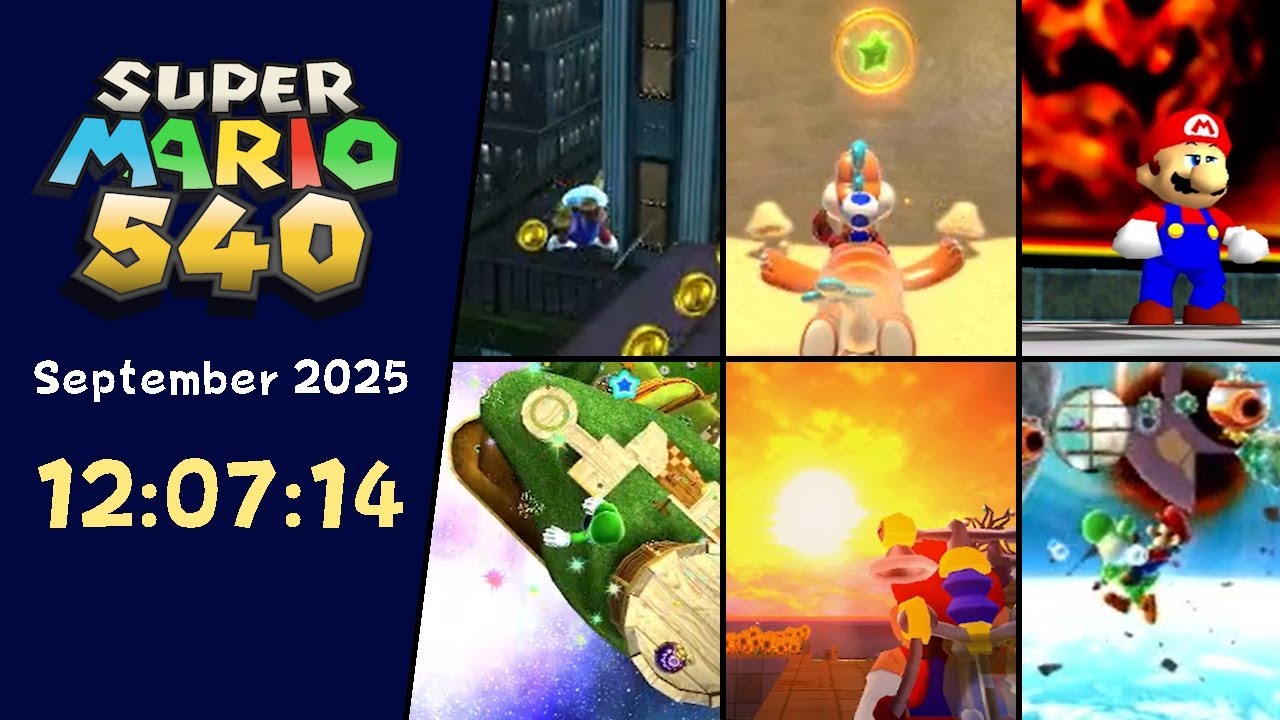 3D Mario 540 in 12:07:14