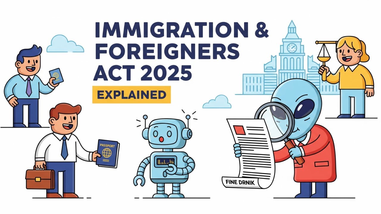 Immigration & Foreigners Act 2025 Explained | New Law of India | UPSC, PCS, SSC, Banking, RBI