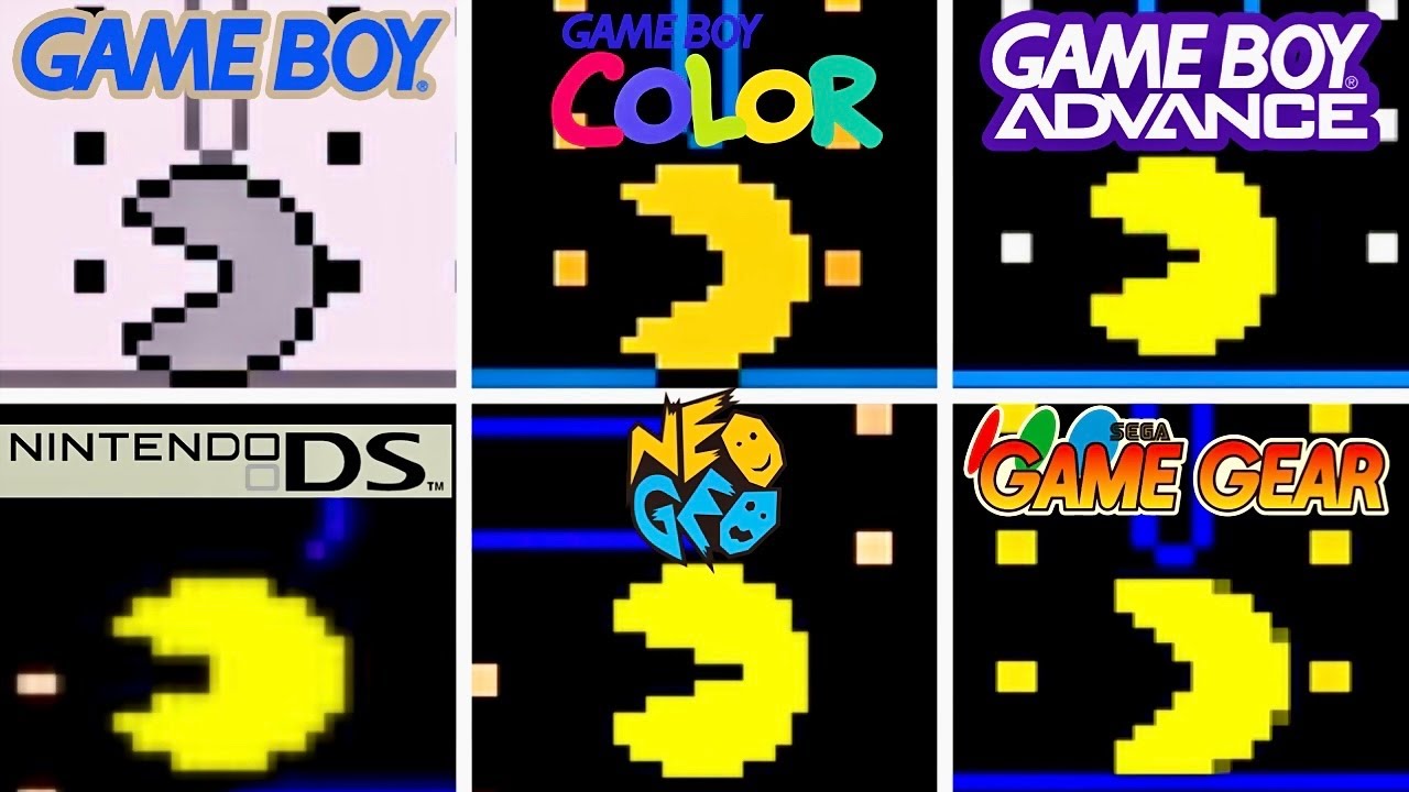 Pac-Man Ports on Retro Handhelds|Which is Best|GB vs GBC vs GBA vs Game Gear vs Neo Geo vs NDs