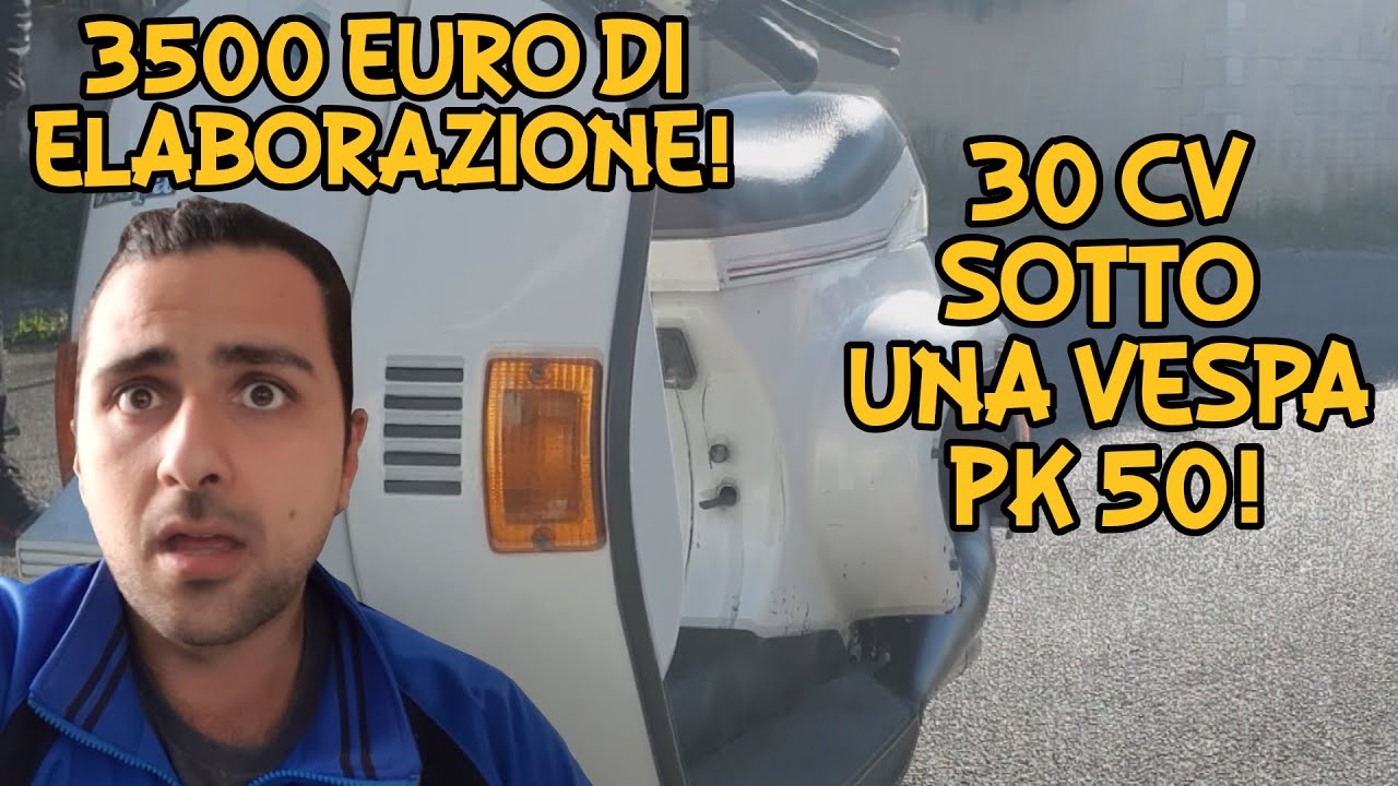 HO PROVATO UNA BARA A DUE RUOTE, UNA VESPA DA 30CV! 😱😱