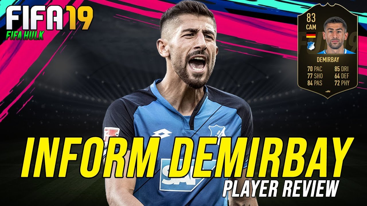 FIFA 19 IF DEMIRBAY REVIEW | FUT19 INFORM 83 DEMIRBAY REVIEW w/ DETAILED PERFORMANCE STATS