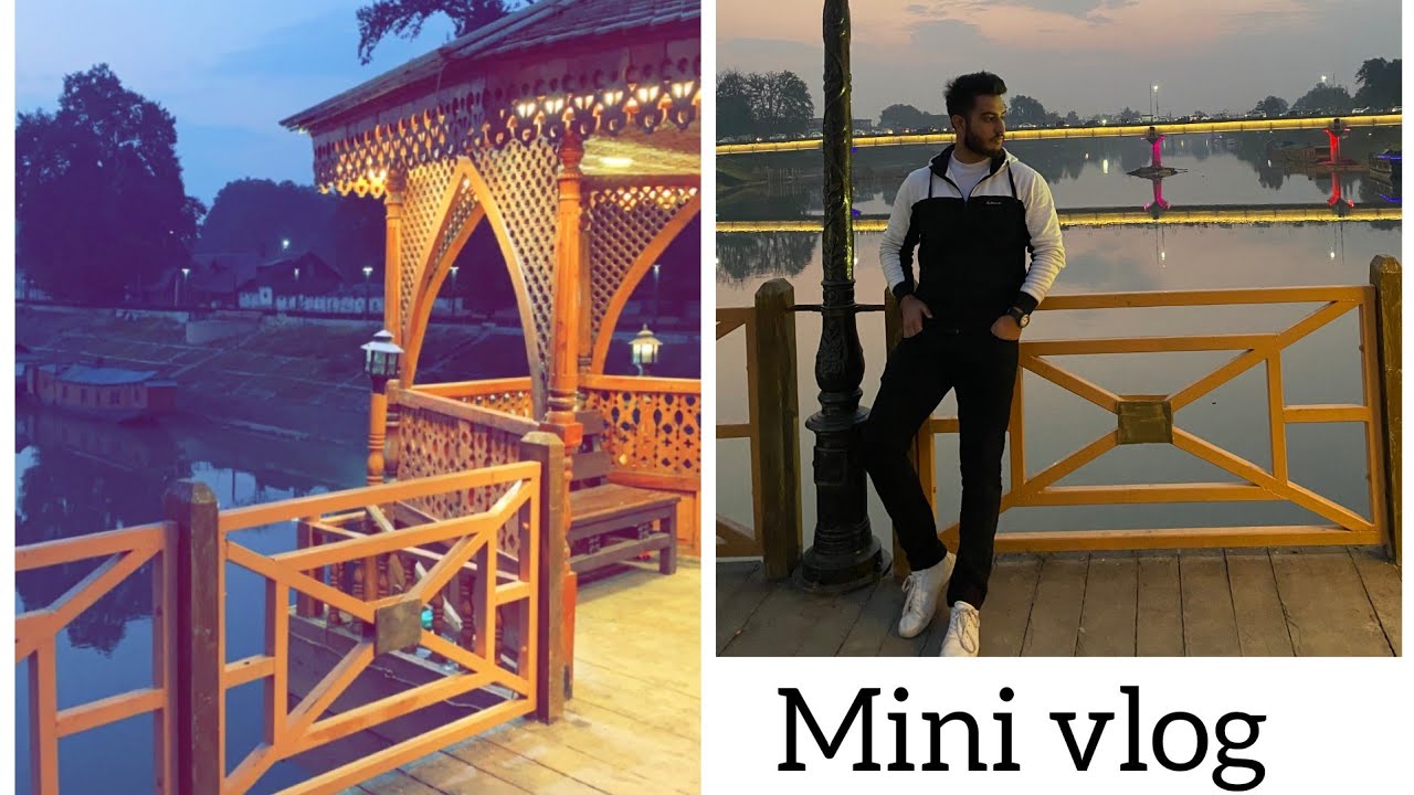 A mini vlog ||ZERO BRIDGE ||  SRINAGAR ||EVENING VIEW||  KASHMIR...