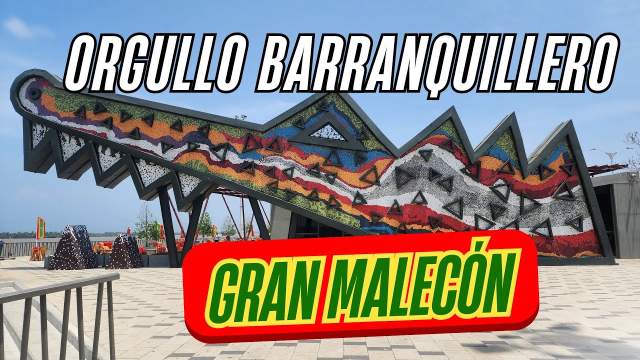 GRAN MALECÓN a Otro Nivel | Recorriendo a Barranquilla | EL SITIO MÁS VISITADO DE COLOMBIA 😎😎😎