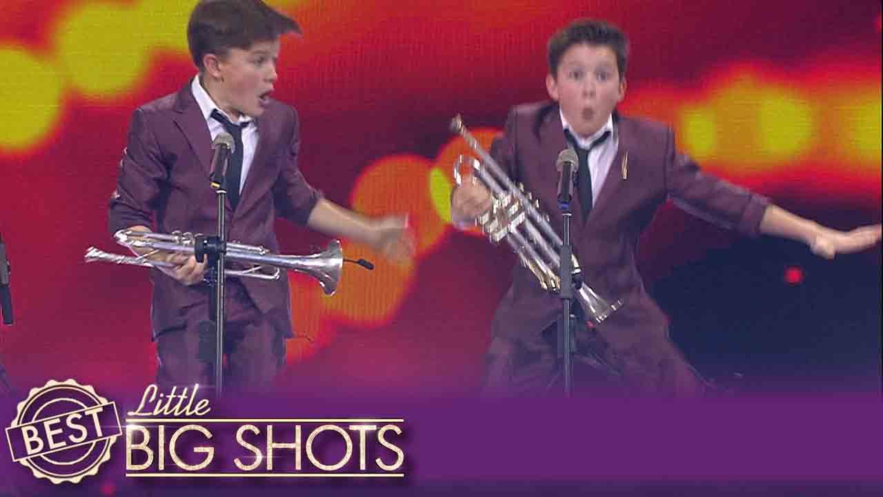 Little Big Shots | Pelican 212: Twin Brothers Play Trumpets!