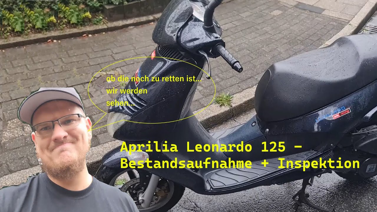 *50* Aprilia Leonardo 125 - Bestandsaufnahme + Inspektion #scheppach