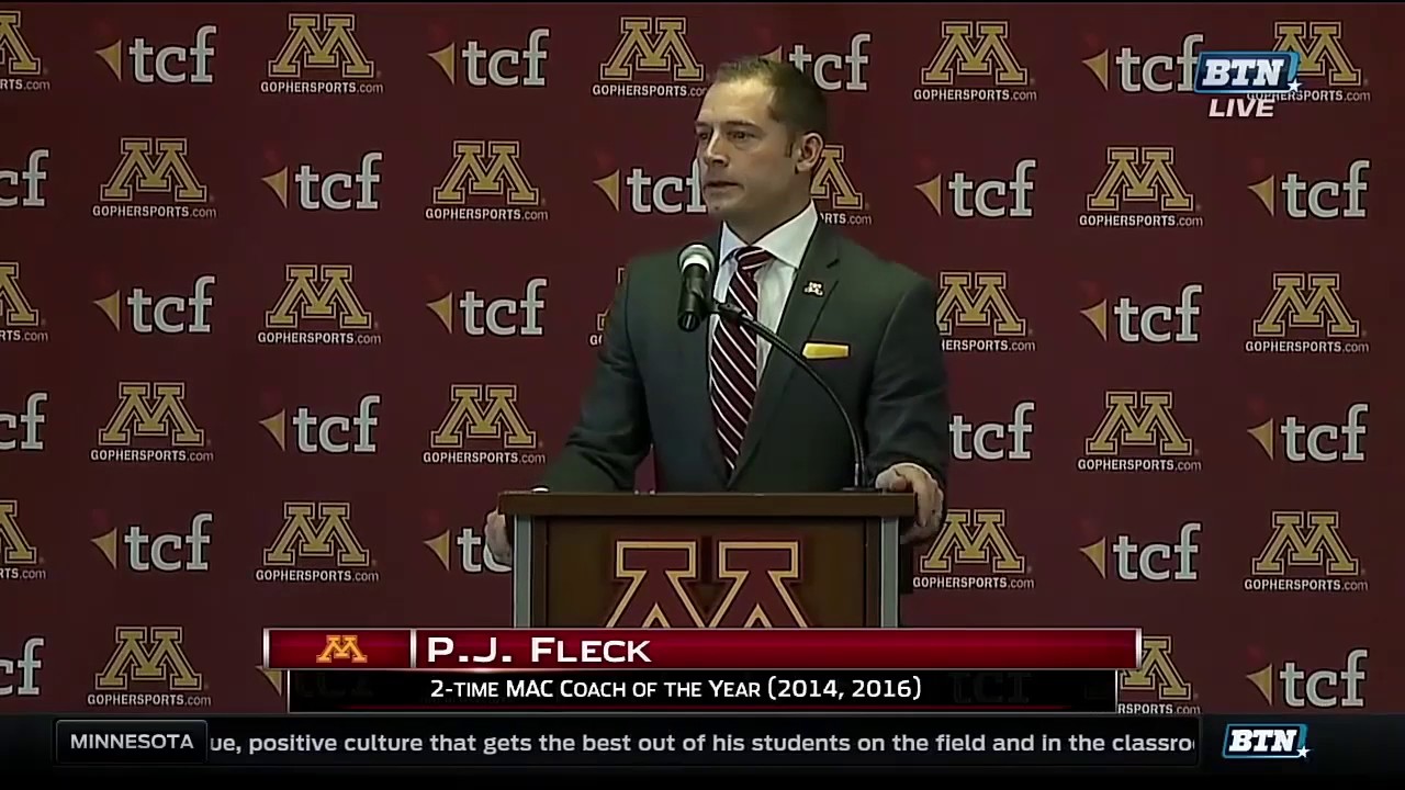 Full Press Conference: P.J. Fleck Introduced as Gopher Football Head Coach (BTN)