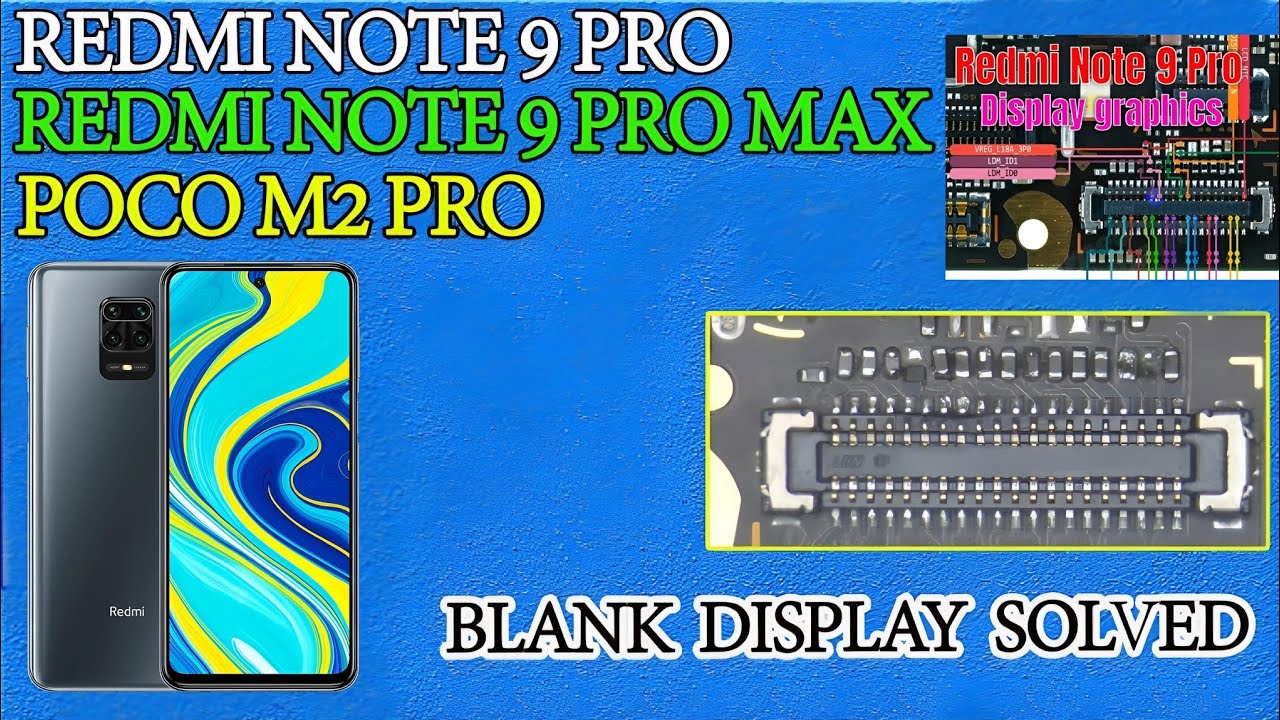 REDMI NOTE 9 PRO MAX BLUE SCREEN PROBLEM /REDMI NOTE 9 PRO MAX NO GRAPHICS /REDMI NOTE 9PRO NO LIGHT