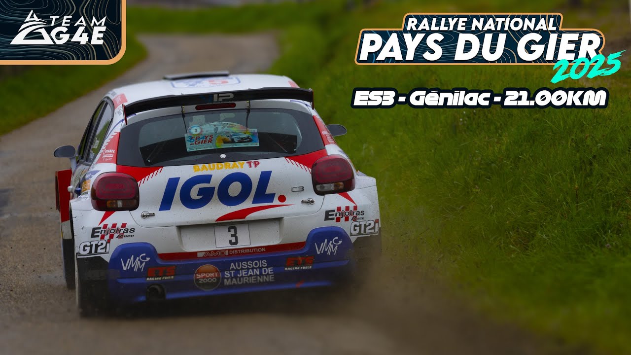 ES3: Génilac - 21.00km | Rallye Pays du Gier 2025 | TEAM G4E