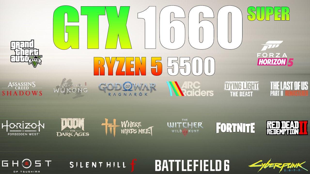 Ryzen 5 5500 + GTX 1660 Super | The Ultimate Budget Build Gaming PC?