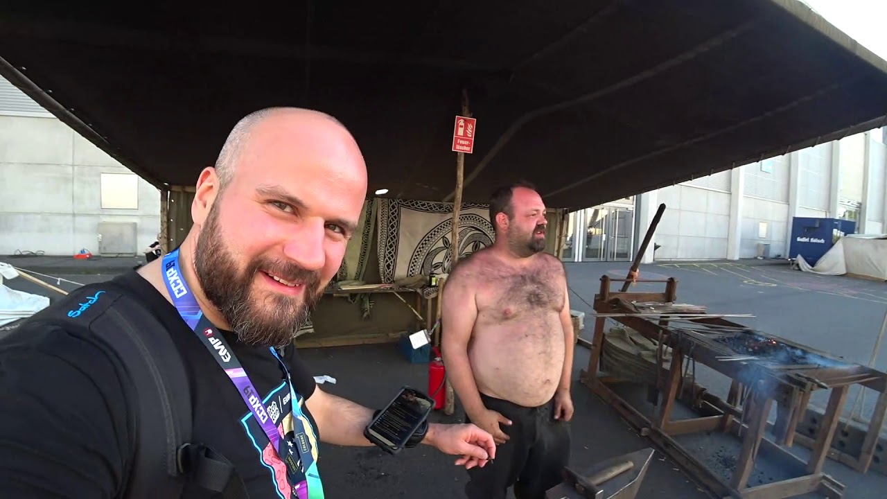 CCXP Aussteller Interview und Vorführung: Schmiedekunst Christian Gillandt - Burg Satzvey