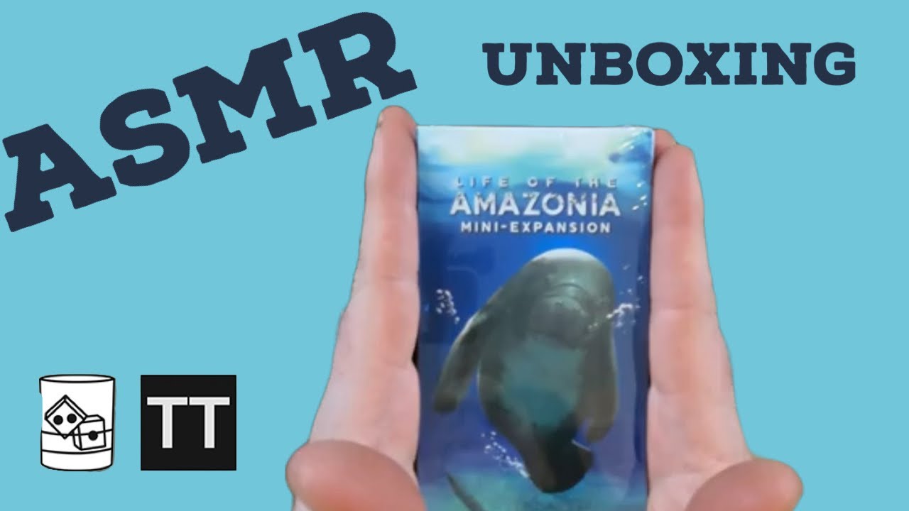 LIfe of the Amazonia: Mini-Expansion (2023) - Satisfying ASMR Board Game Unboxing
