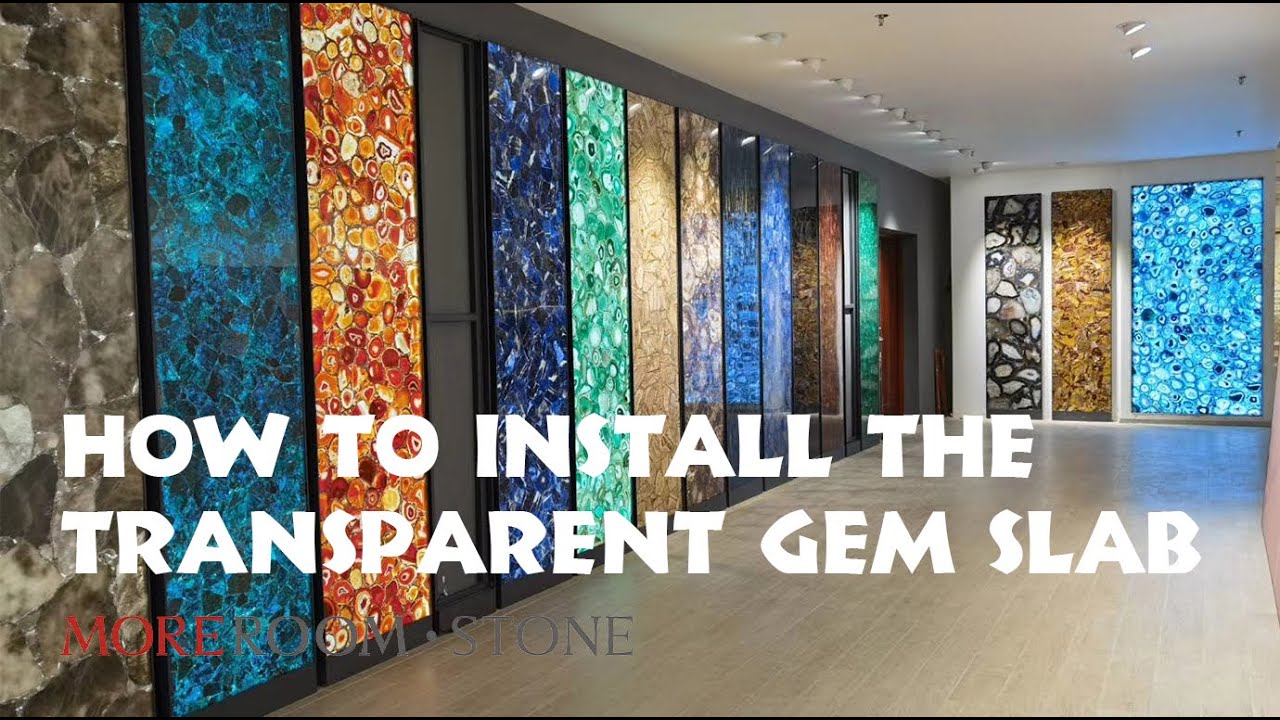 How to set up LED Strips from Translucent Gemstone Wall Panel