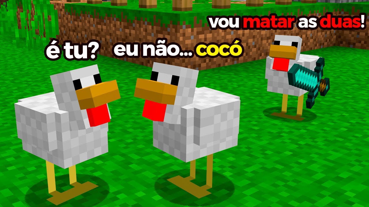 ninguém pode saber que eu não sou uma galinha.
