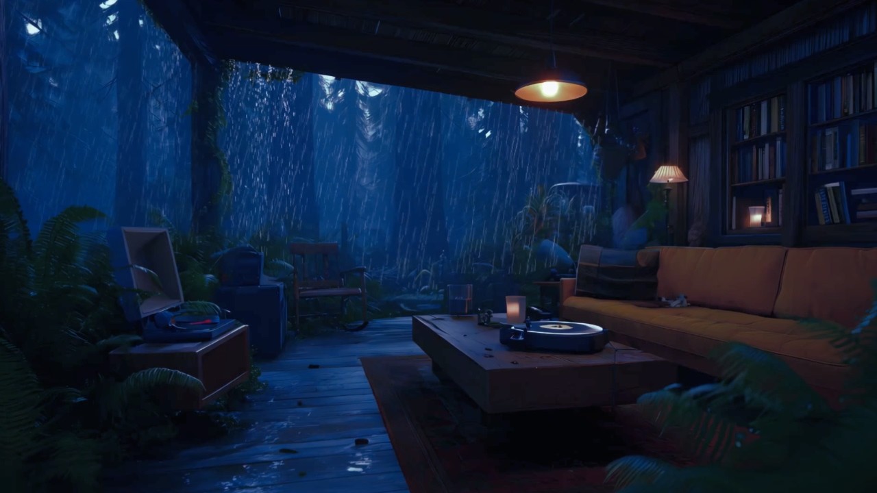 HEAVY RAIN & SOFT PIANO - DEEP SLEEP SOUNDS | Soothing Rain Ambience for Insomnia