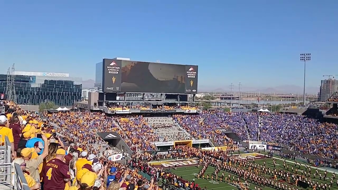 ASU football entrance vs BYU 11-23-24