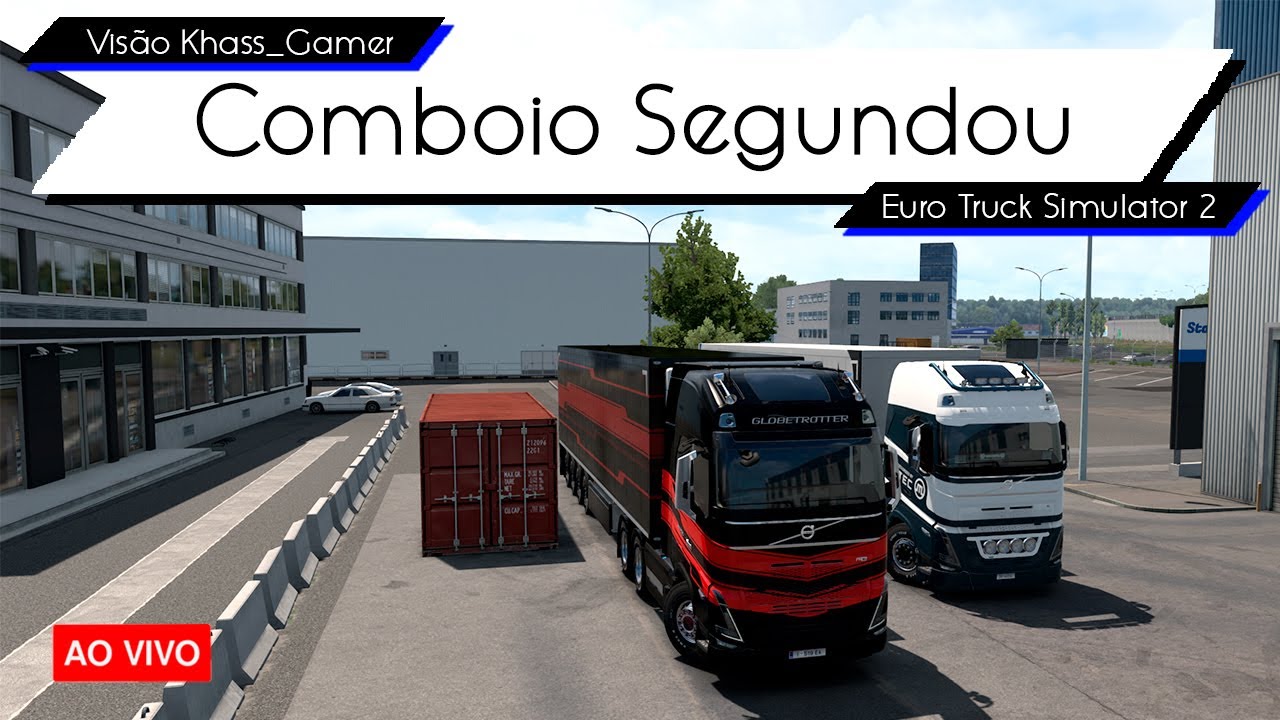 Gameplay Euro Truck Simulator 2 - Comboio Noite Segunda