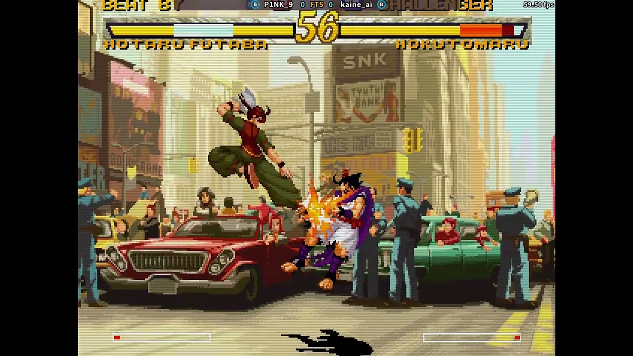 fightcade 2 Garou MOTW P1NK_9 (Guatemala) vs kaine_ai (Mexico)