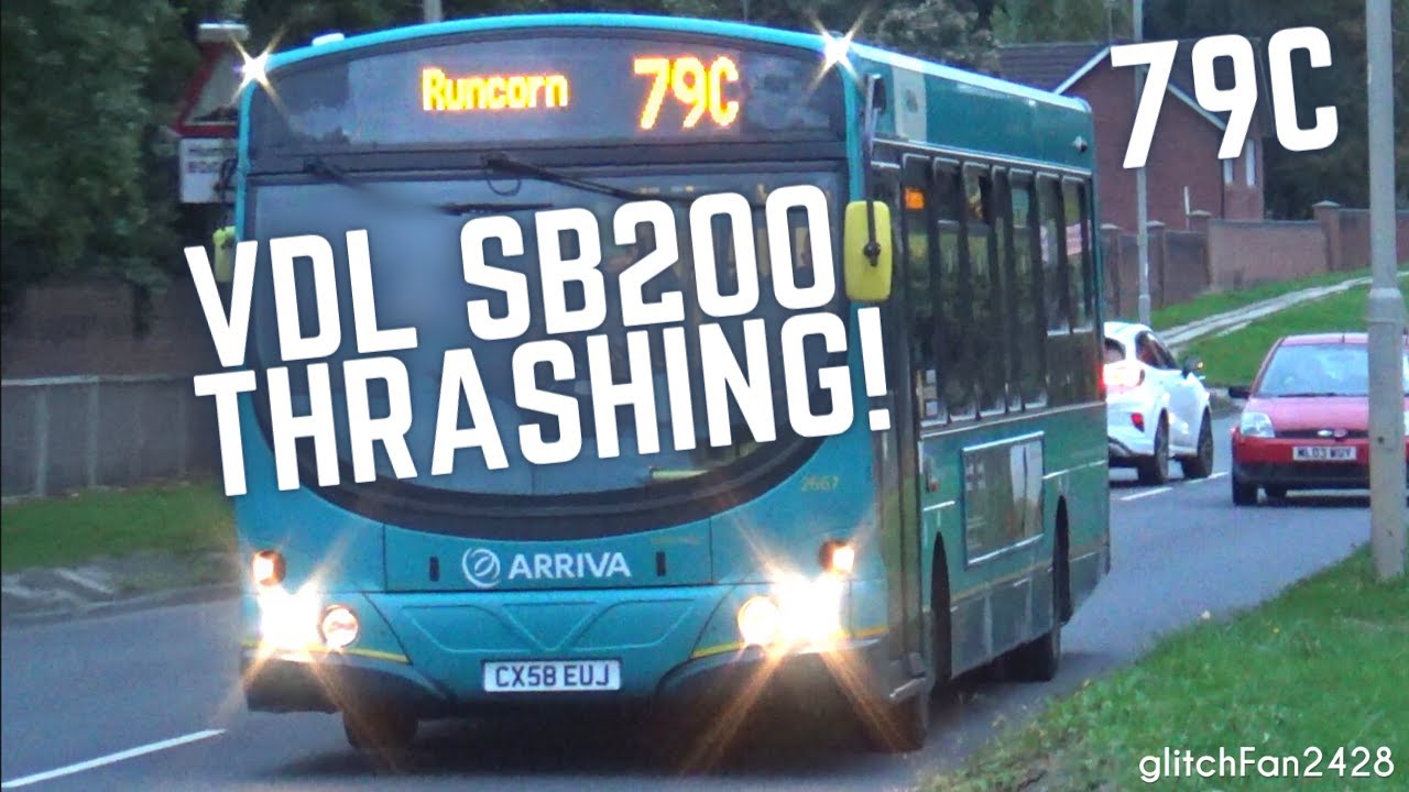 [Arriva] VDL SB200 Voith Thrashing!! - 2667, CX58EUJ Evening Run on Service 79C