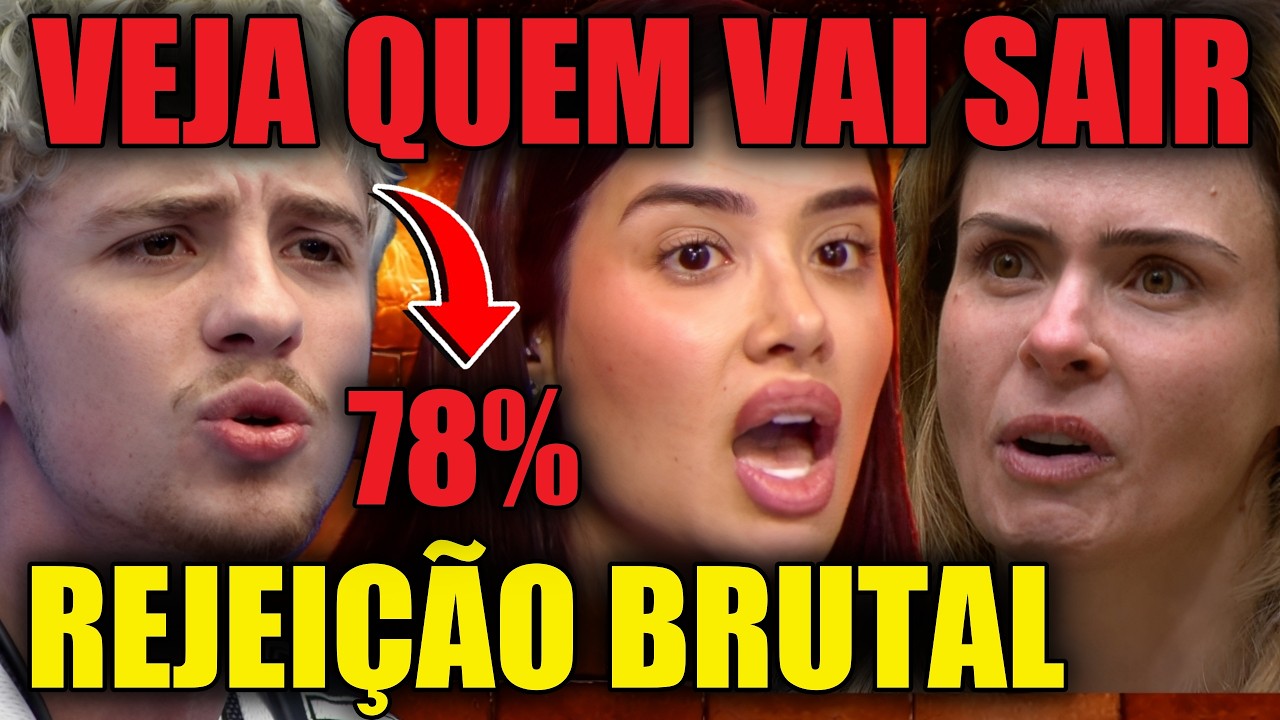 🔴URGENTE! ENQUETE PARED&Atilde;O BBB26 QUEM SAI: JORDANA, JULIANO OU ANA PAULA? RESULTADO ATUALIZADO CHOCA