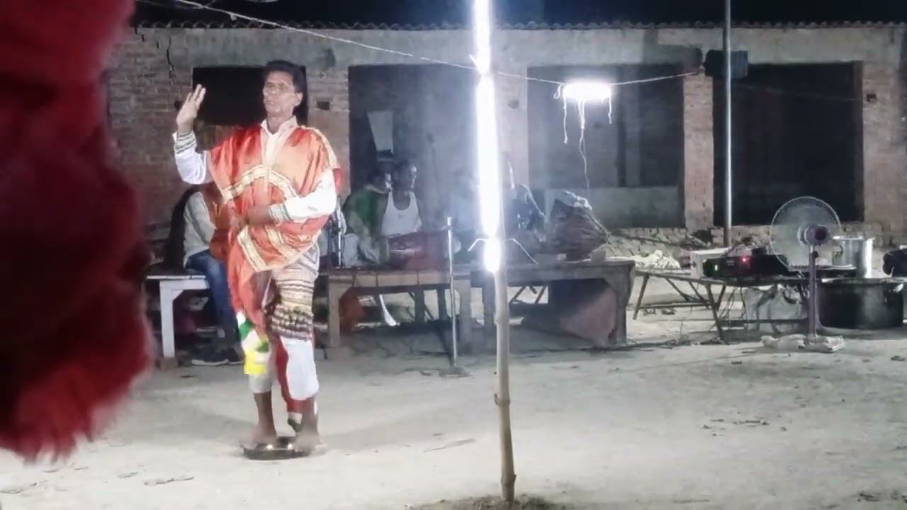 महंगू पाल बिरहा mahangu pal biraha thaali #dance bhainapur me