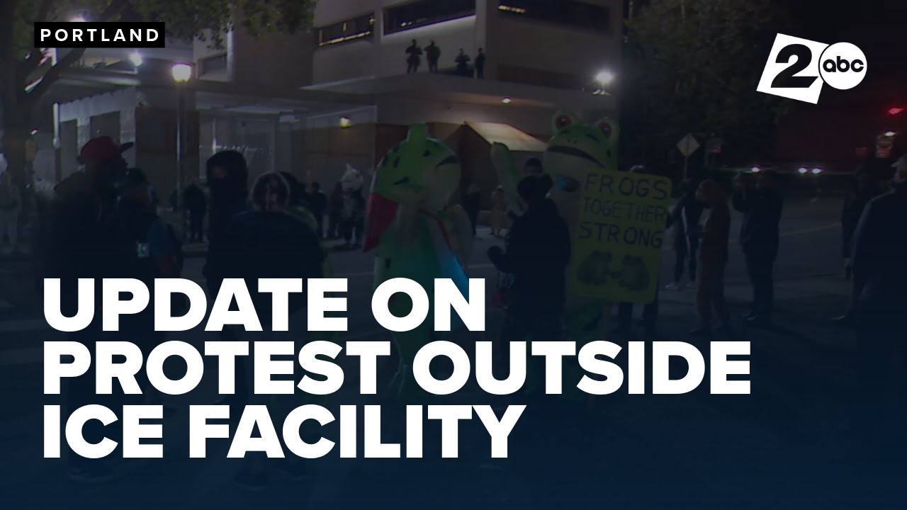 Protest at Portland ICE Facility
